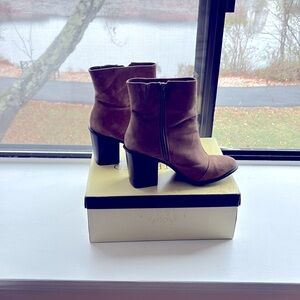 Restricted Taupe Gogo Bootie